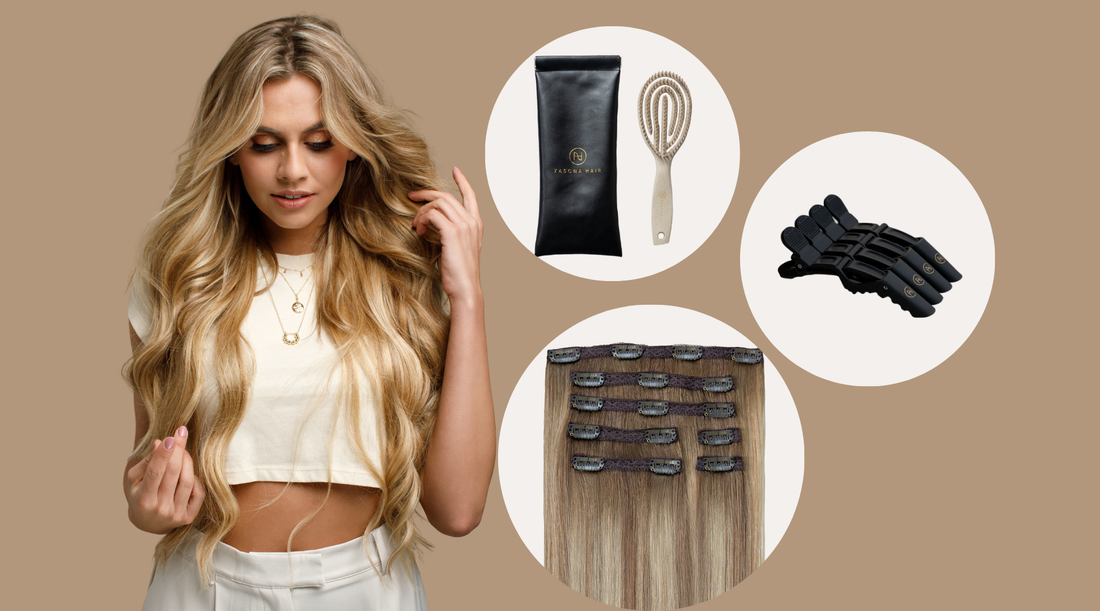 Inzetten van je Clip-in Hair set