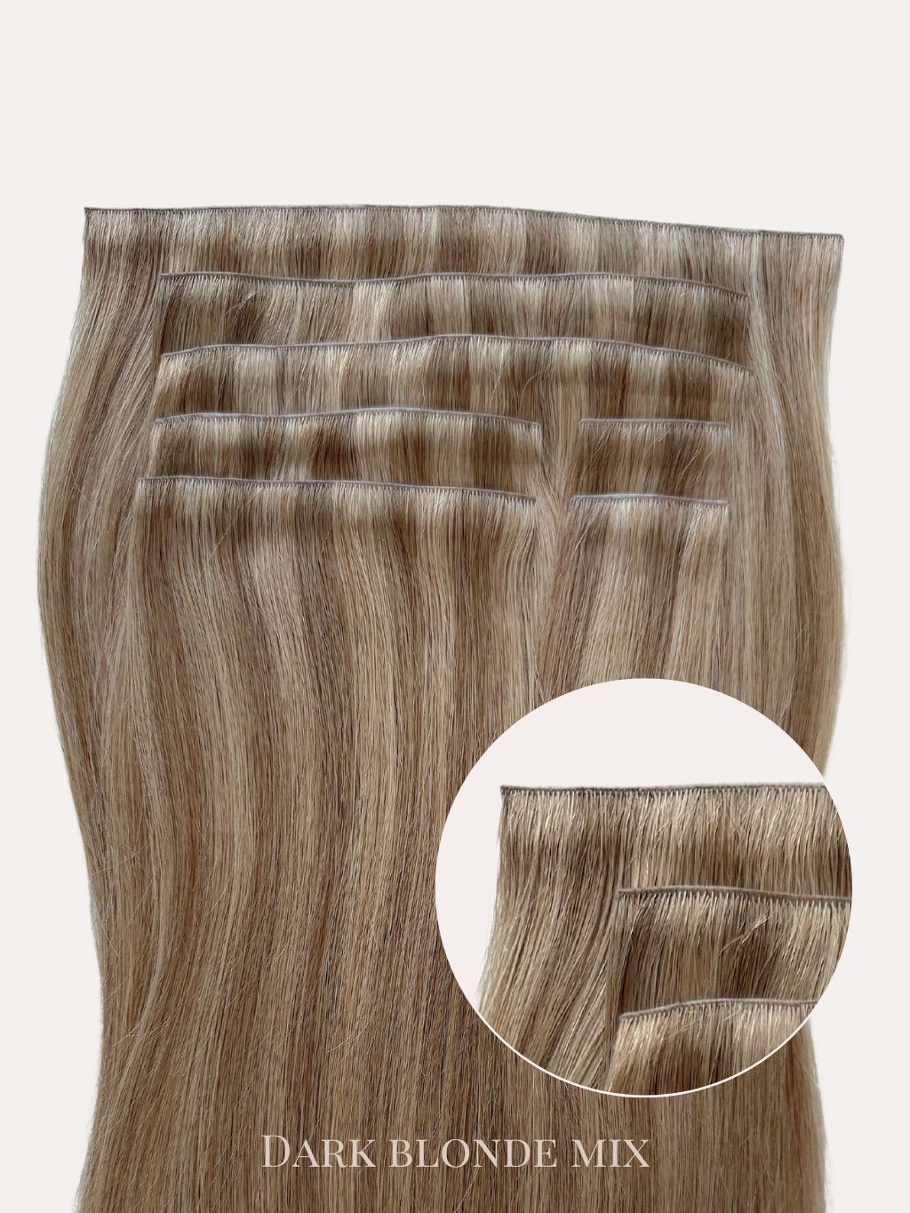 Invisible Clip In Hair 40cm/120g